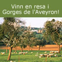 Vinn en resa i Gorges de l'Aveyron