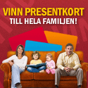 Flera presentkort för hela familjen