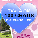 Vinn 1 av 100 hotellnätter för 2 personer
