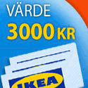 Vinn presentkort på IKEA värt 3000 kr