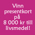 Vinn presentkort på 8000 kr till mat