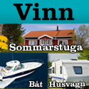 Vinn båt, husvagn eller en sommarstuga