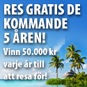 Vinn 50.000 kr i respengar varje år de nästa 5 åren