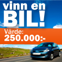Vinn en bil till ett värde av 250.000 kr