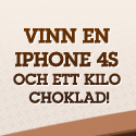Vinn en iPhone 4S och ett kilo choklad