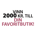 Vinn 2000 kr till din favoritbutik!