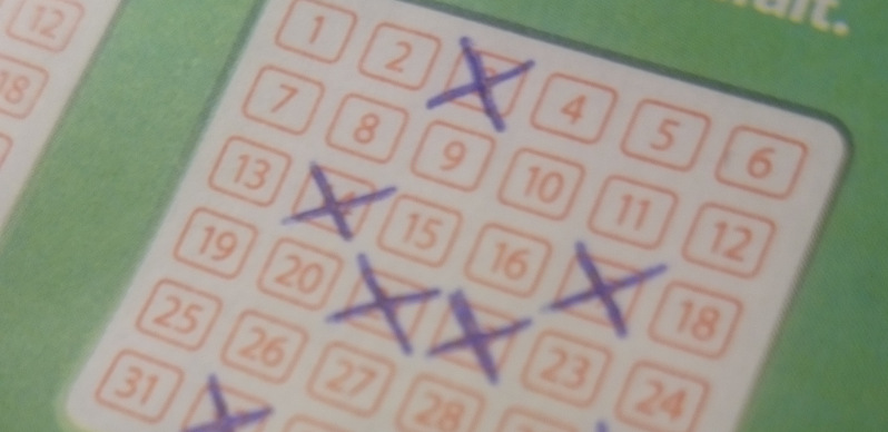 Kryssad kupong lotto