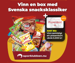Vinn snacksbox + 5000 kr presentkort