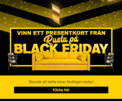 Vinn presentkort från Rusta