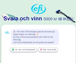 Vinn 5000 kr till IKEA